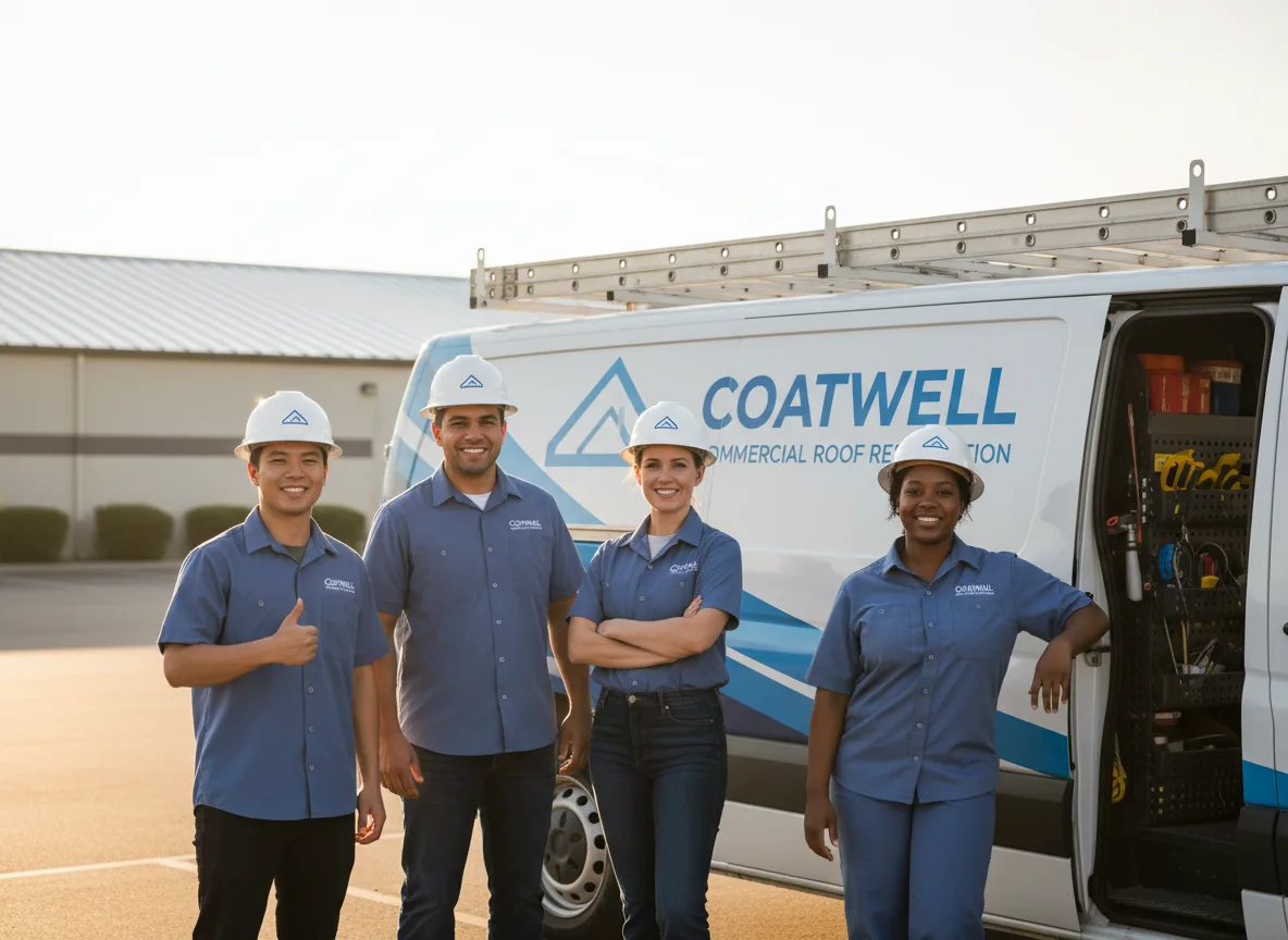 Commercial roof coating company in Bluebell, UT
